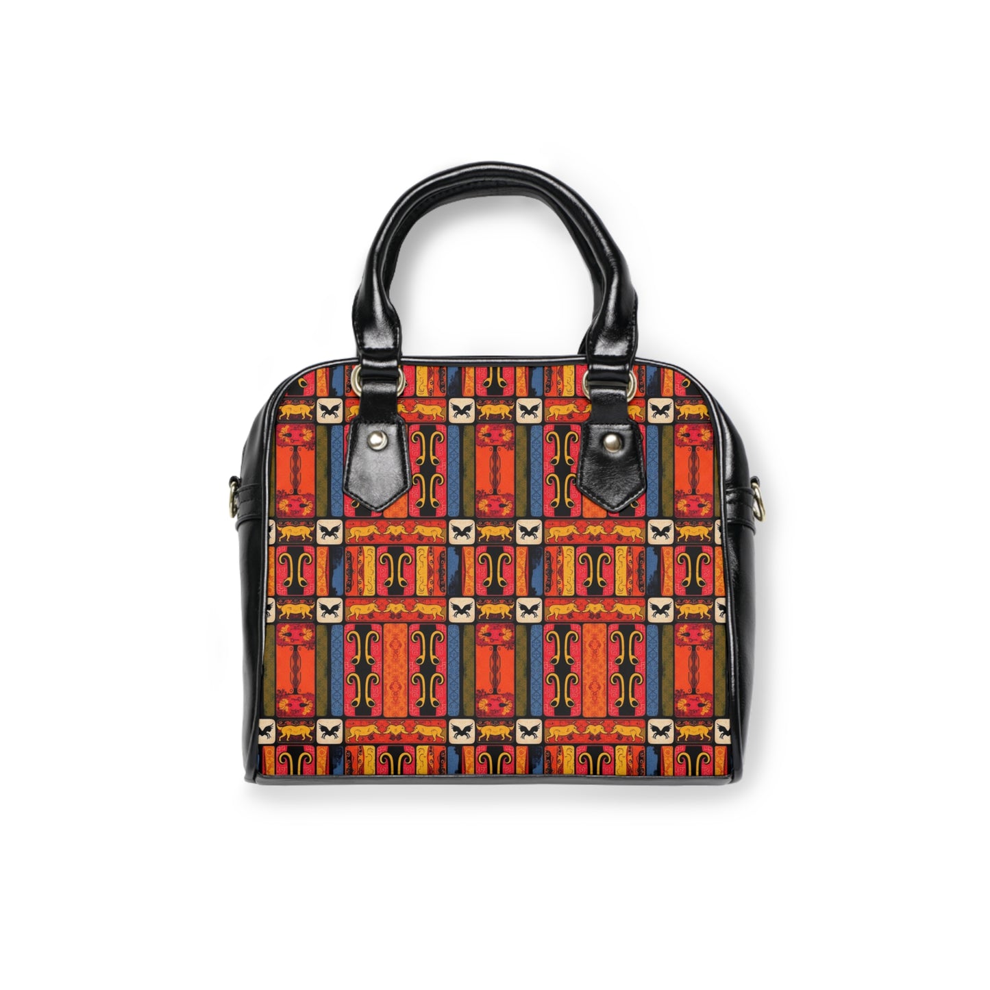 Shoulder Handbag, Virgo, Zodiac v2, Shapes Pattern