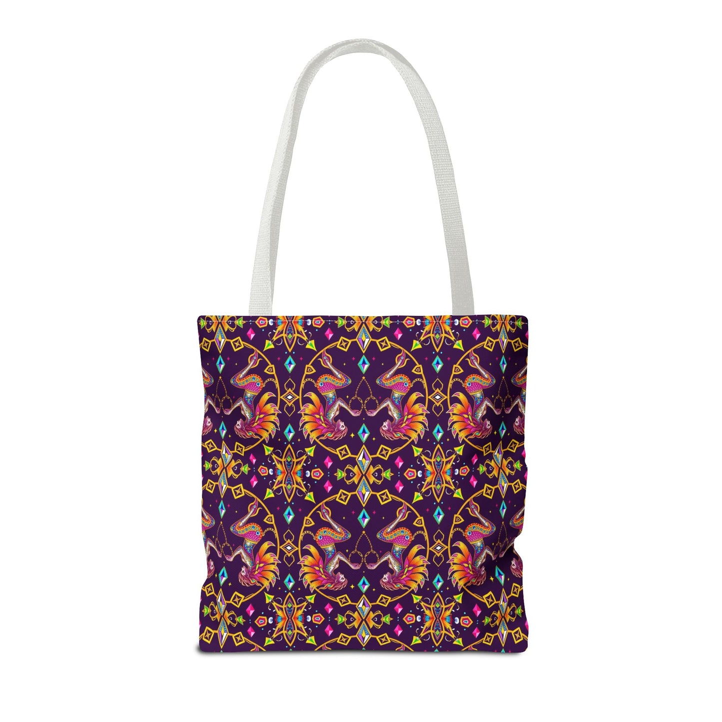 Tote Bag (AOP), Gemini, Zodiac, Jewel Pattern