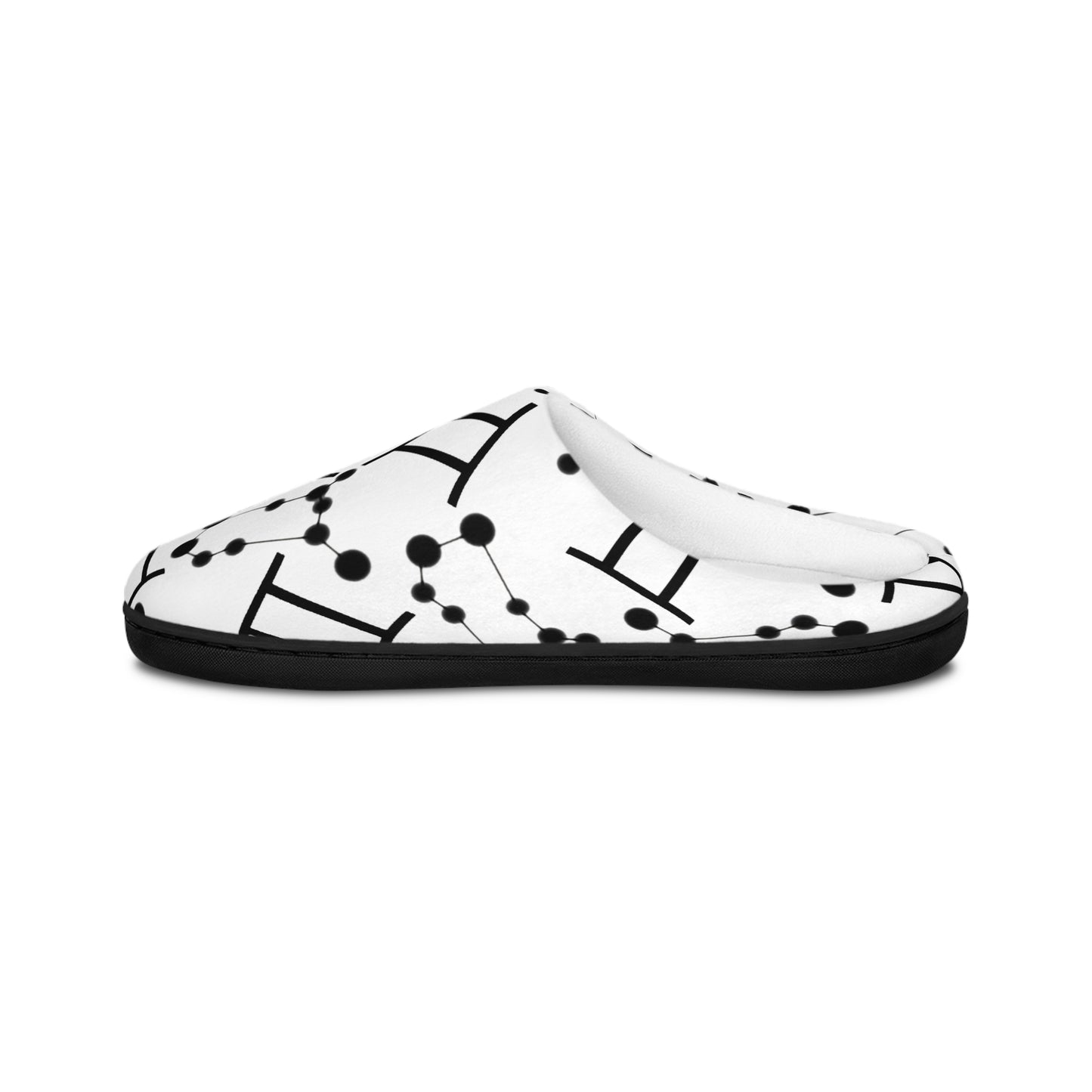 Women's Indoor Slippers, Gemini Zodiac Sign