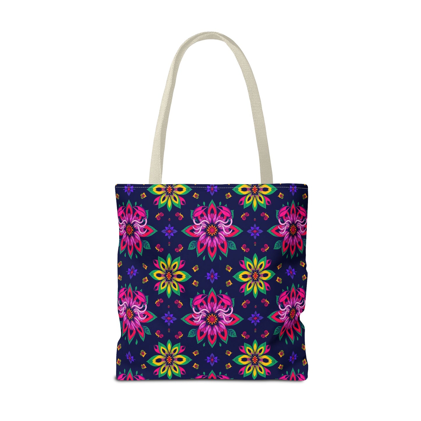 Tote Bag (AOP), Scorpio, Zodiac v2, Flower Pattern