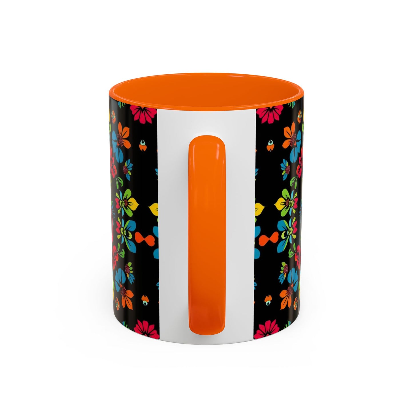 Accent Coffee Mug, Zodiac. Virgo, Flower Pattern, (11, 15oz)