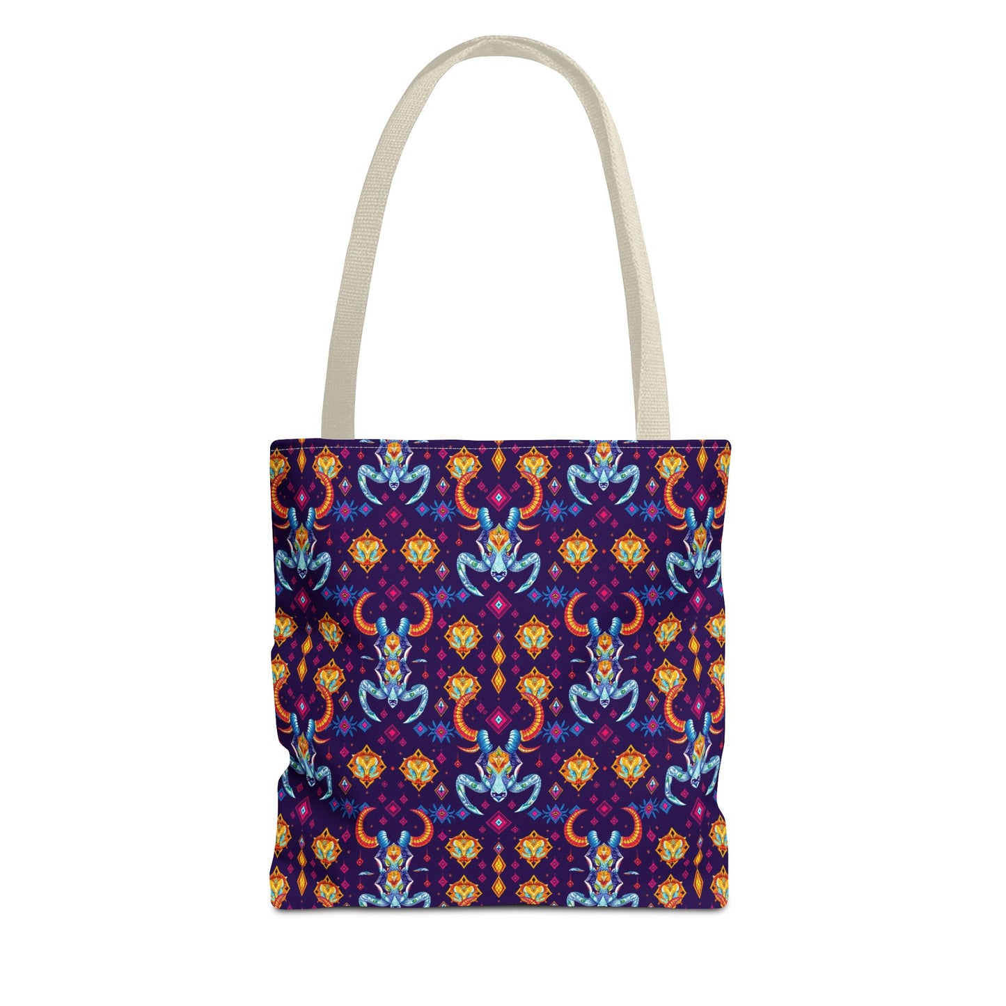 Tote Bag (AOP), Taurus, Zodiac, Jewel Pattern