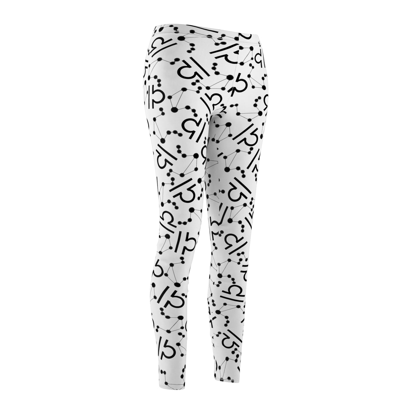 Women's Zodiac Cut & Sew Casual Leggings Libra Zodiac sign