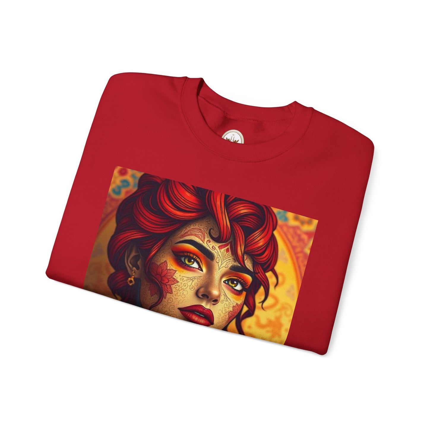 Unisex Heavy Blend™ Crewneck Sweatshirt, Aquarius, Zodiac v2, Sexy Pattern