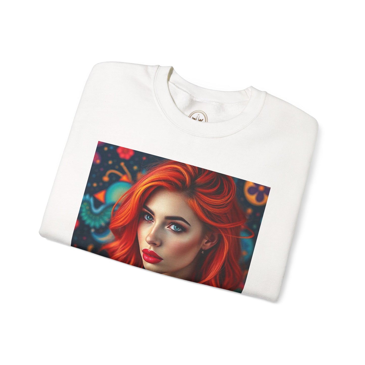 Unisex Heavy Blend™ Crewneck Sweatshirt, Aquarius, Zodiac v1, Sexy Pattern