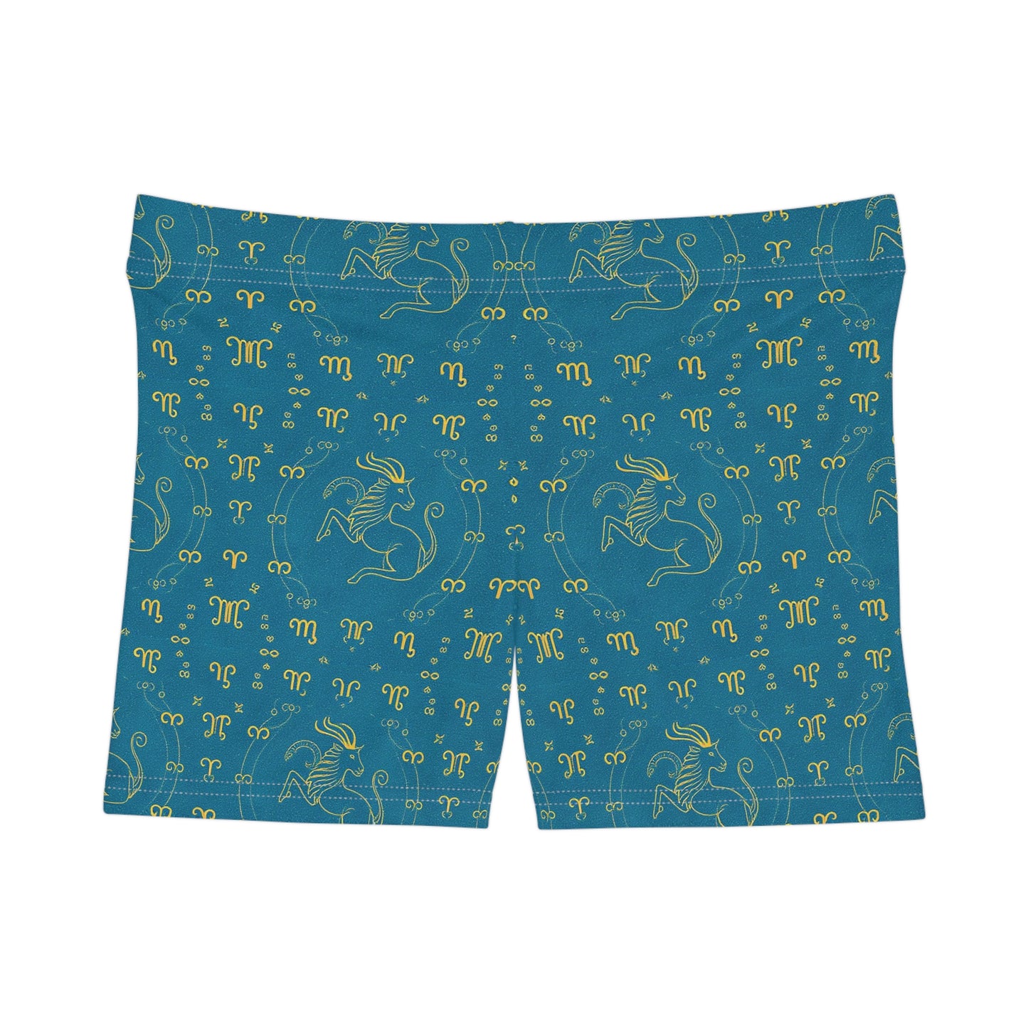 Women's Shorts, AOP, Aquarius, Zodiac v1, Pattern