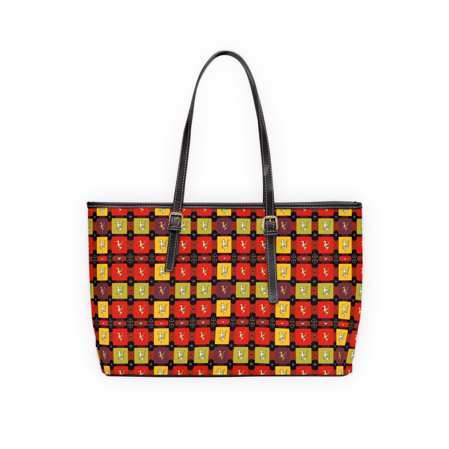 Leather Shoulder Bag, Sagittarius, Zodiac, Shapes Pattern
