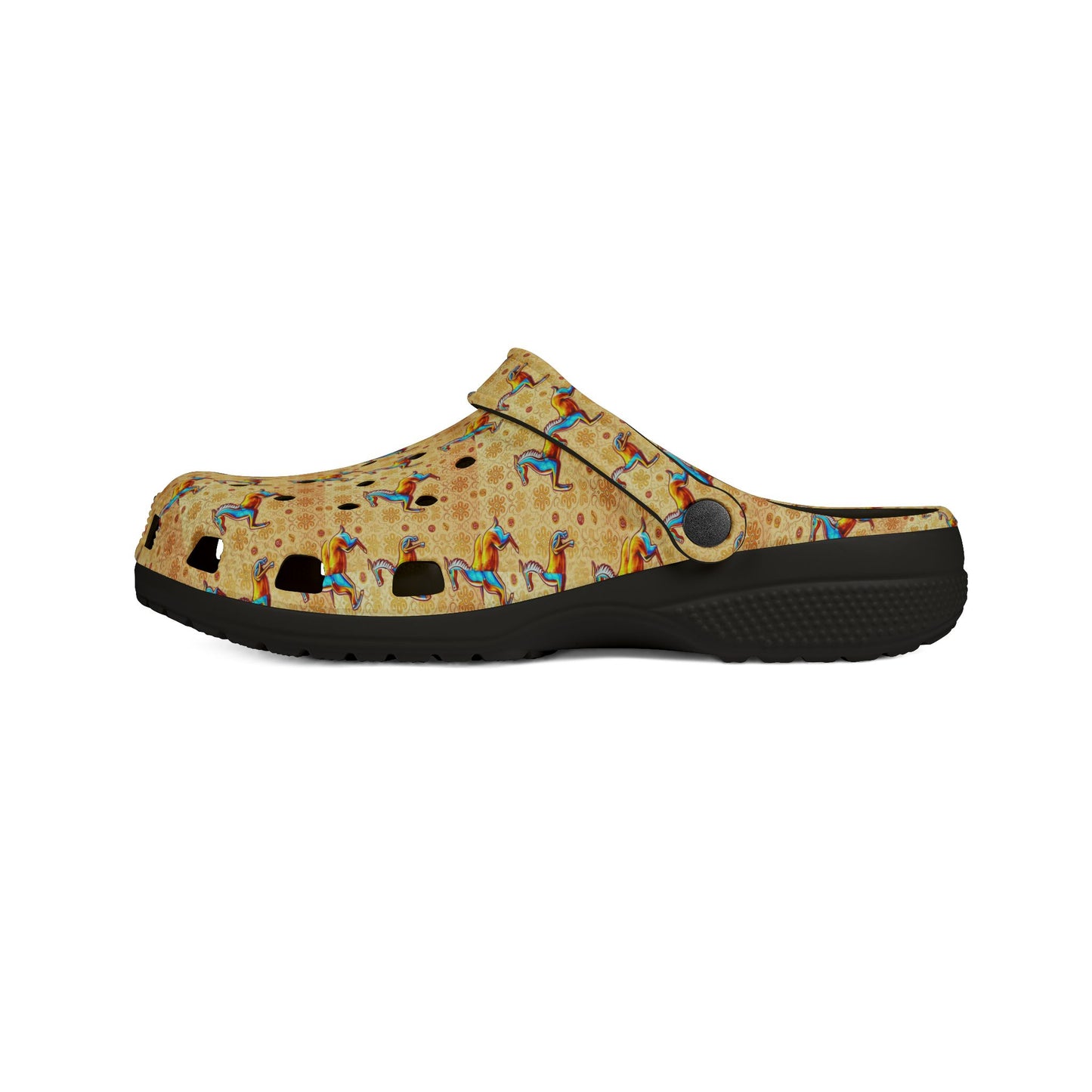 EVA Foam Rubber Shoes, (AOP), Virgo, Zodiac v2, Pattern