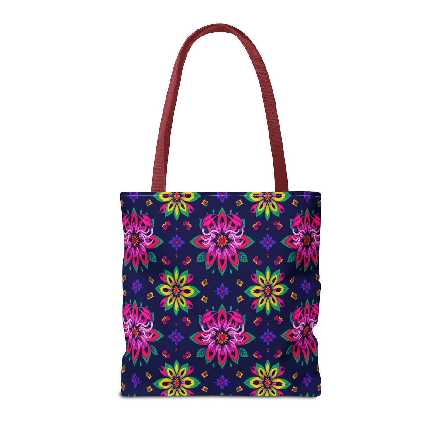 Tote Bag (AOP), Scorpio, Zodiac v2, Flower Pattern