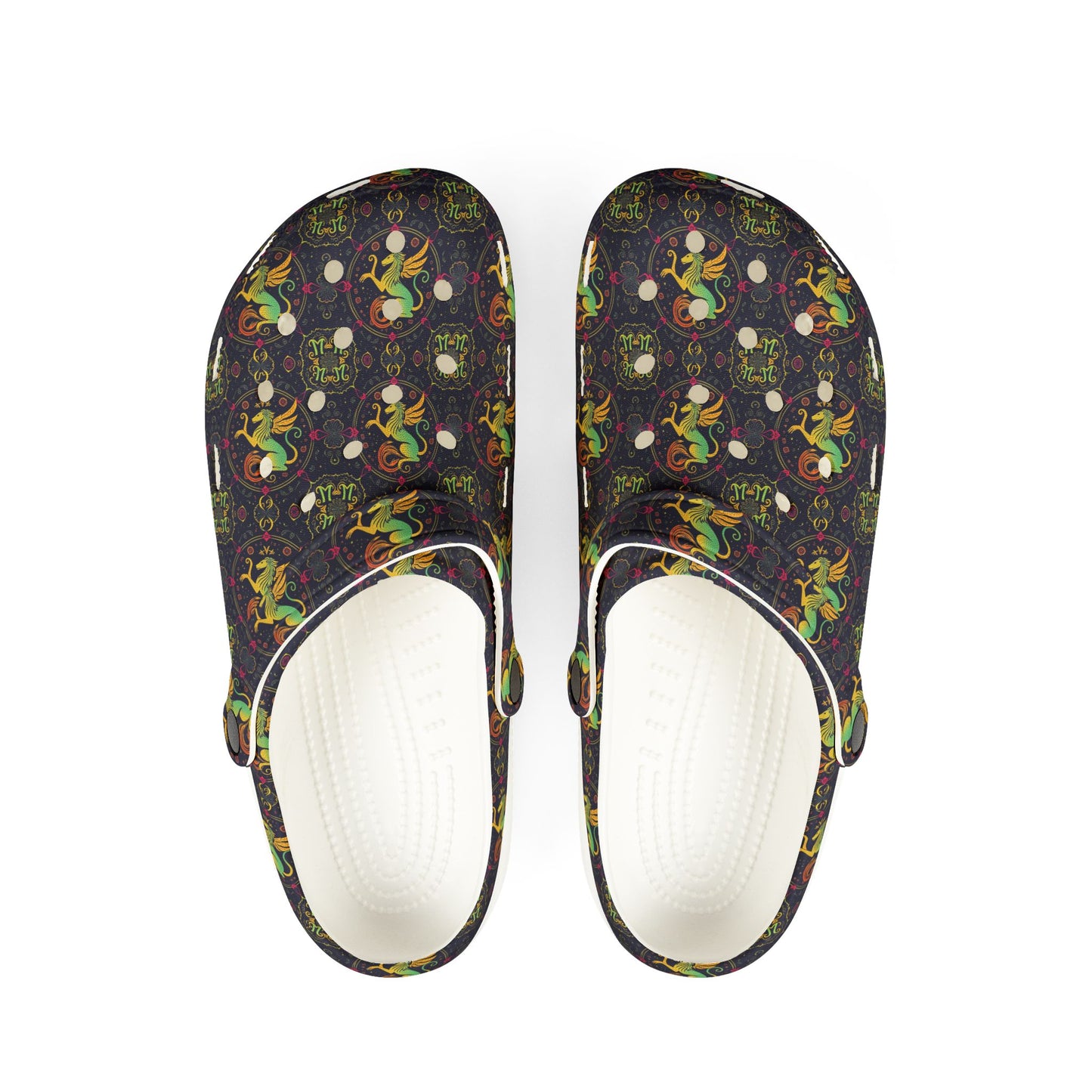 EVA Foam Rubber Shoes, (AOP), Virgo, Zodiac, Pattern
