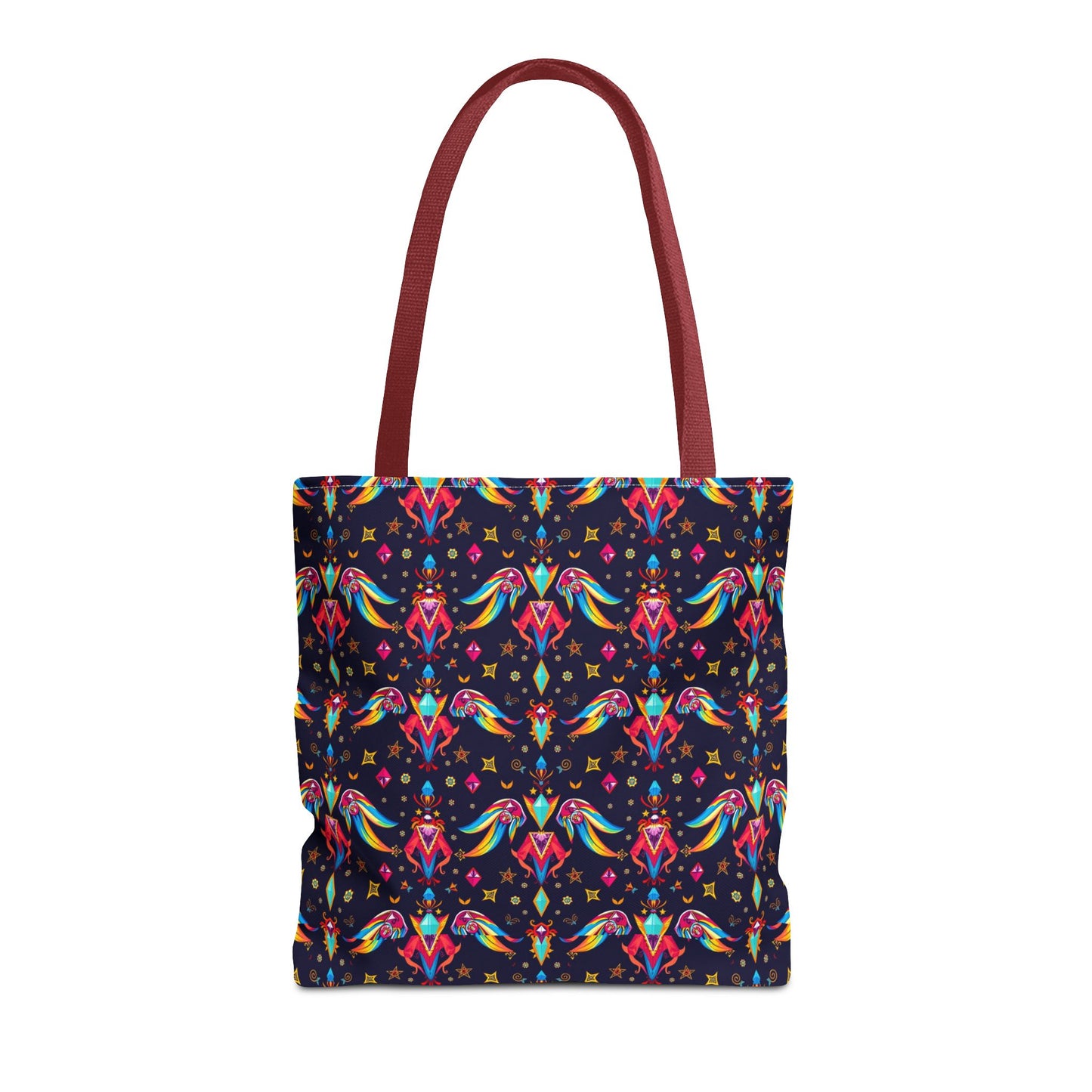 Tote Bag (AOP), Virgo, Zodiac v1, Jewel Pattern