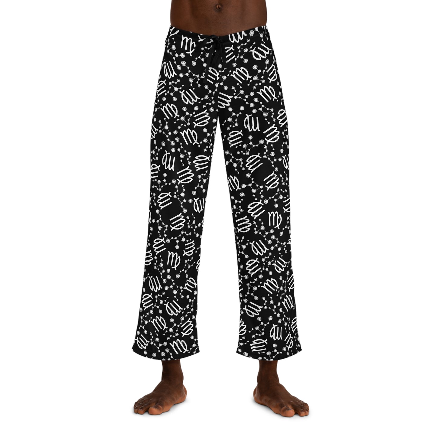Men's Zodiac Pajama Pants (AOP) Virgo Zodiac Sign