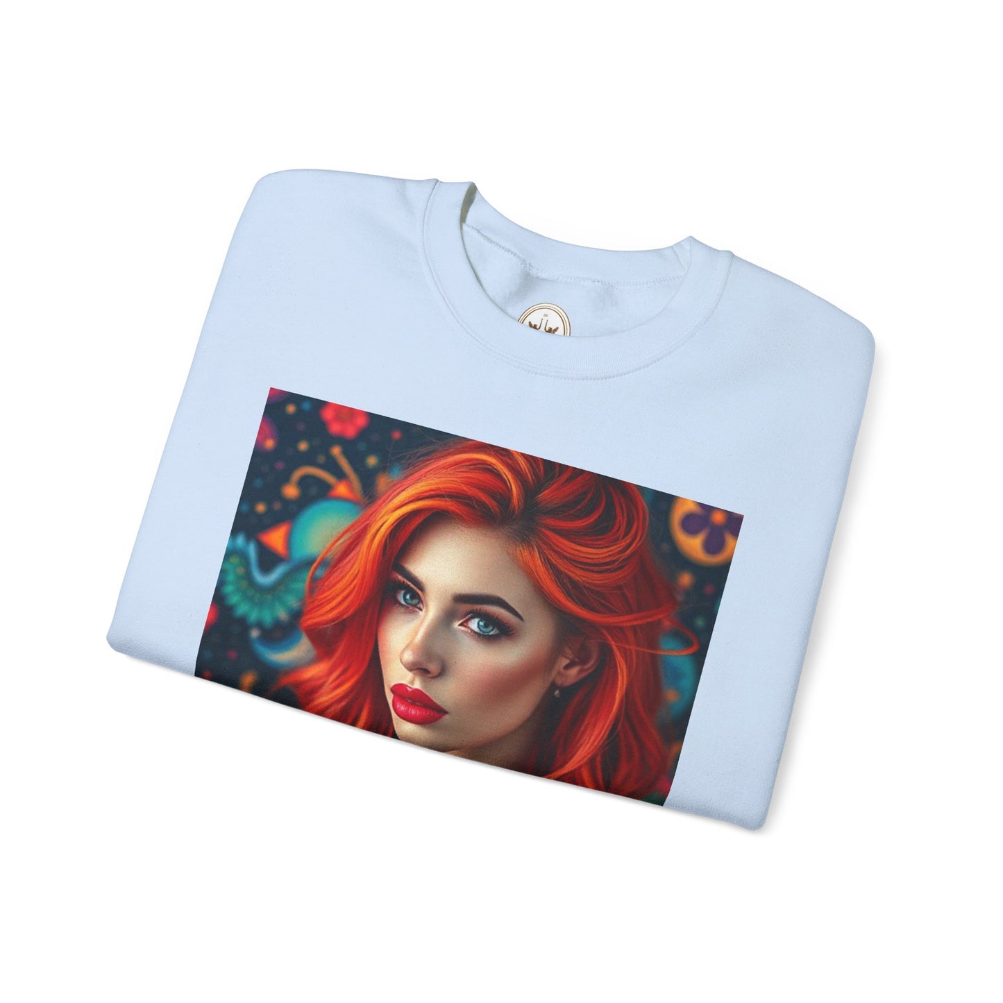 Unisex Heavy Blend™ Crewneck Sweatshirt, Aquarius, Zodiac v1, Sexy Pattern