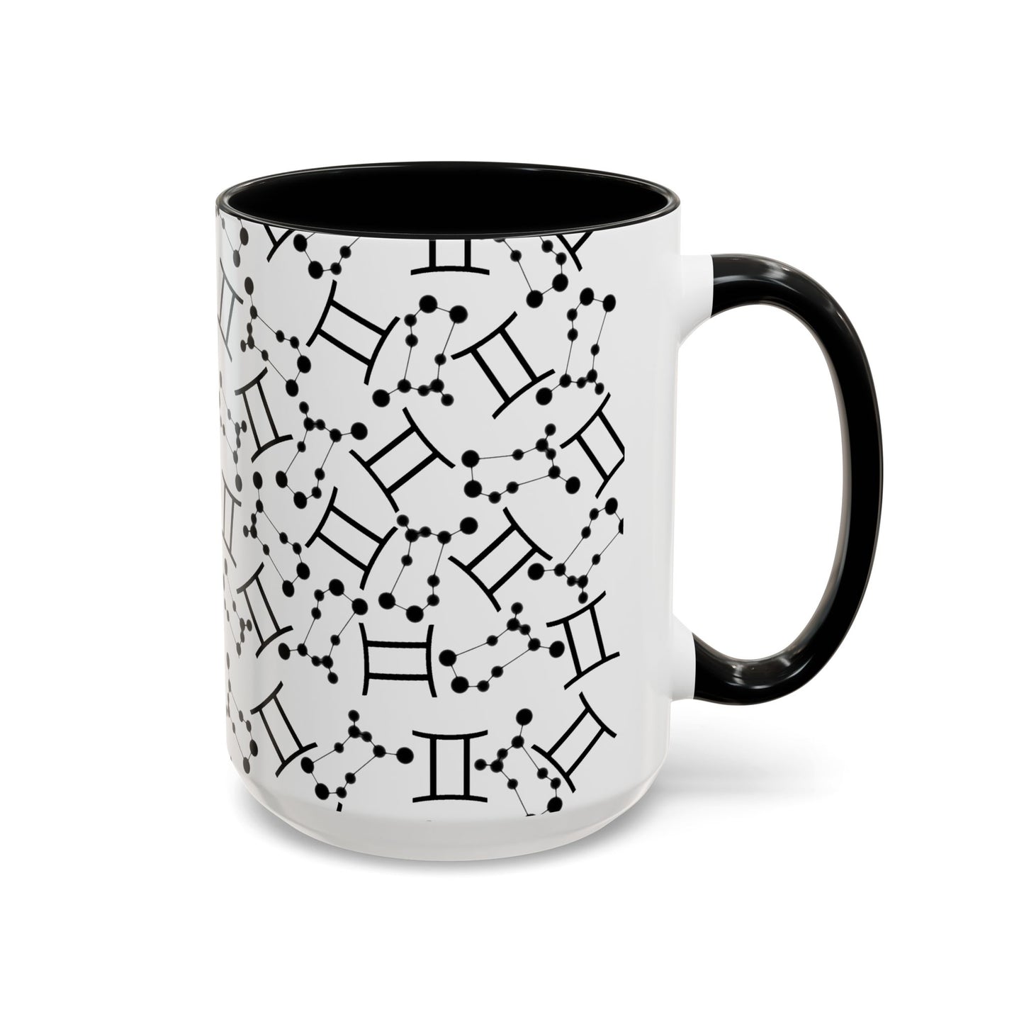 Accent Coffee Mug with the Gemini sign (11, 15oz)