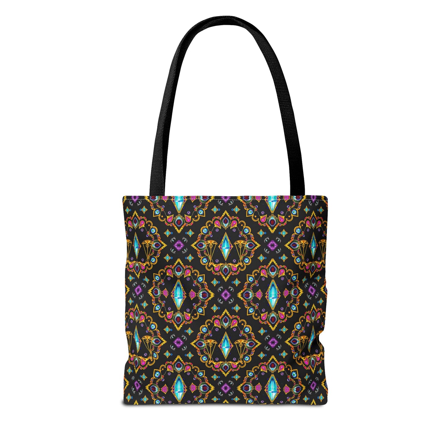 Tote Bag (AOP), Libra, Zodiac v1, Jewel Pattern