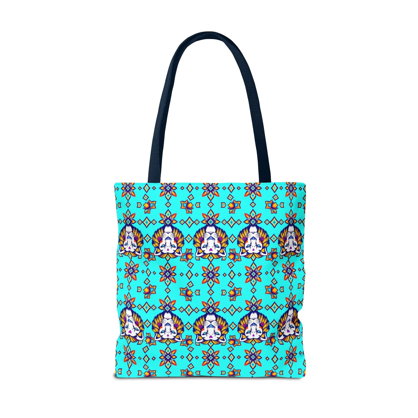 Tote Bag (AOP), Leo, Zodiac v1, Jewel Pattern