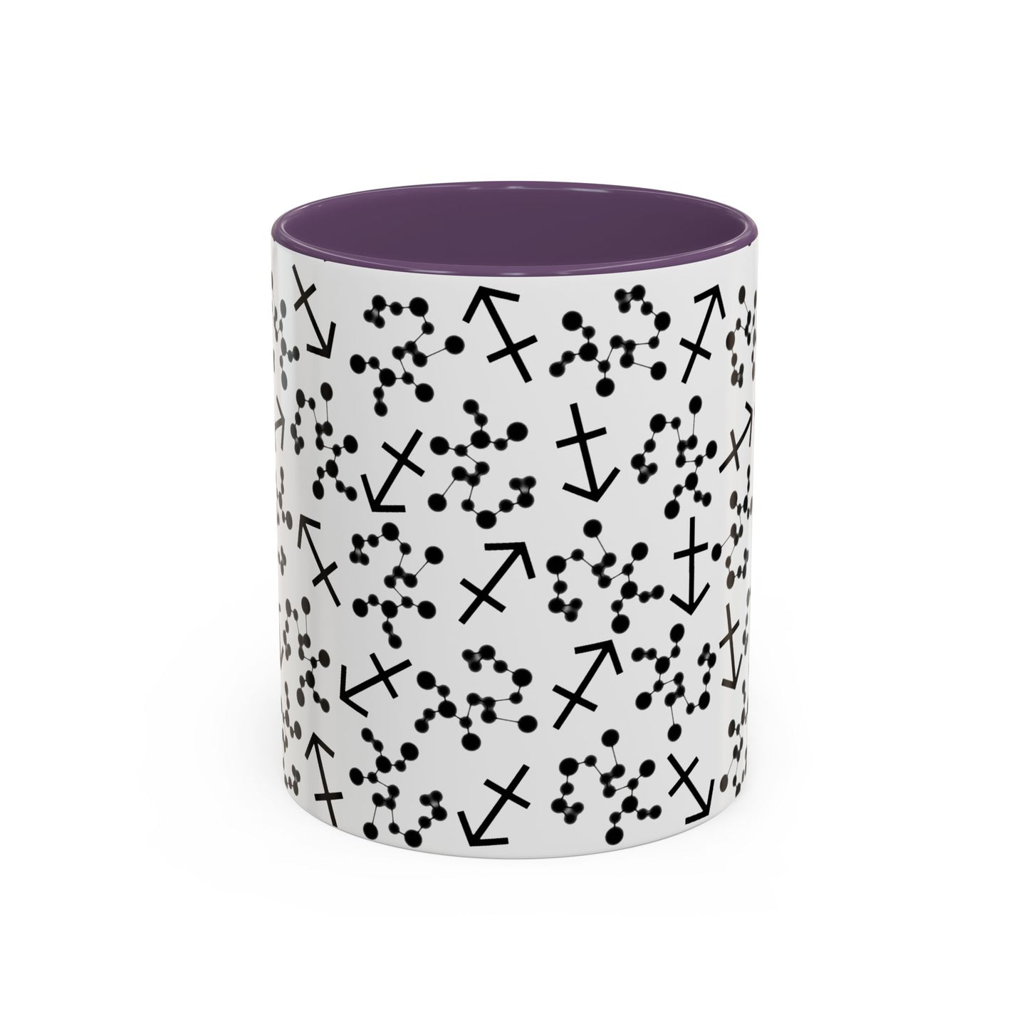 Accent Coffee Mug with the Sagittarius sign (11, 15oz)