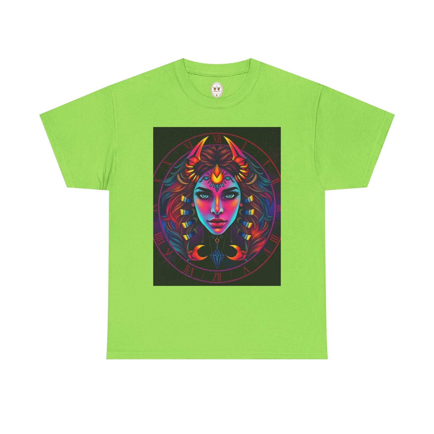 Unisex Heavy Cotton T-Shirt, Scorpio, Zodiac v4, Sexy Art