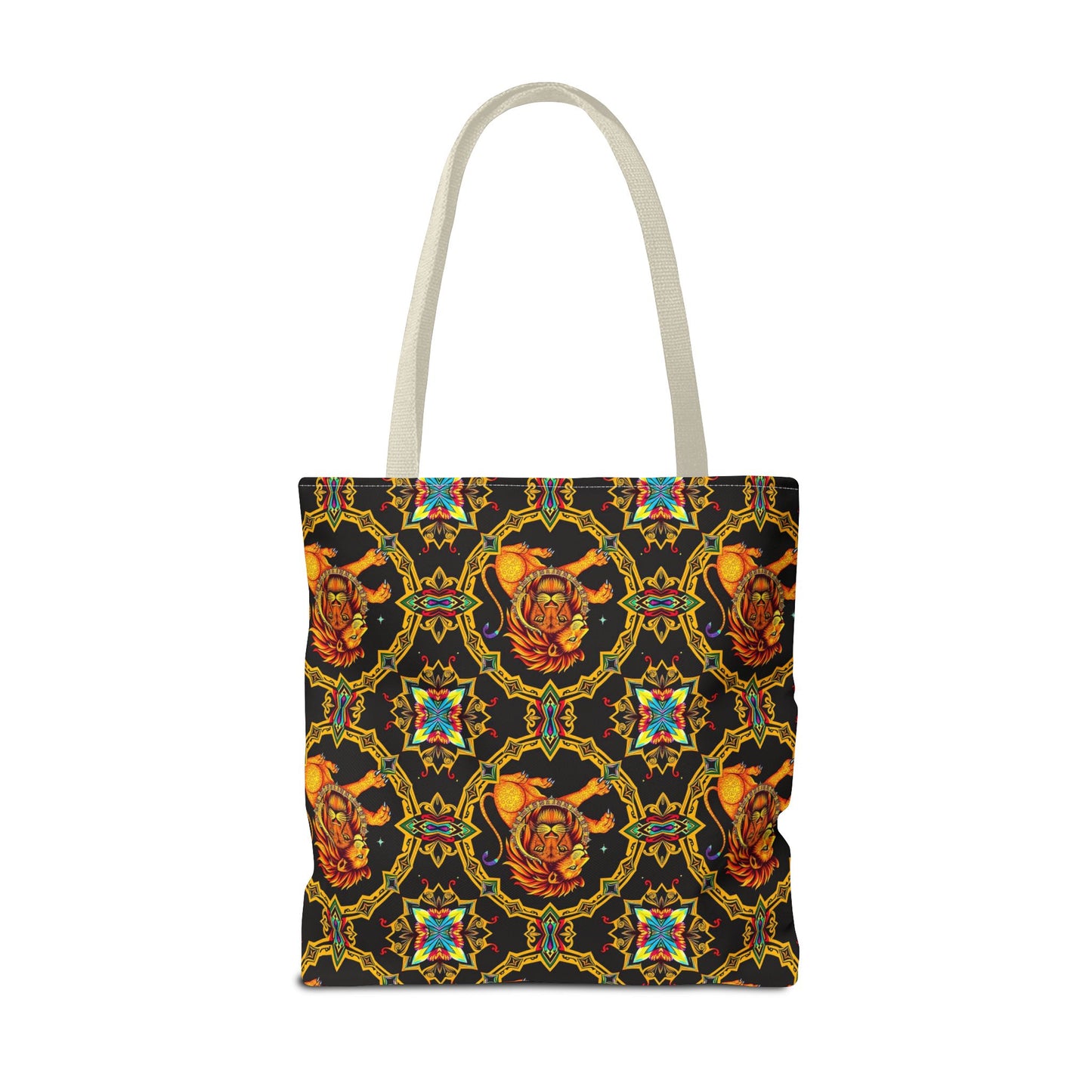 Tote Bag (AOP), Leo, Zodiac, Jewel Pattern