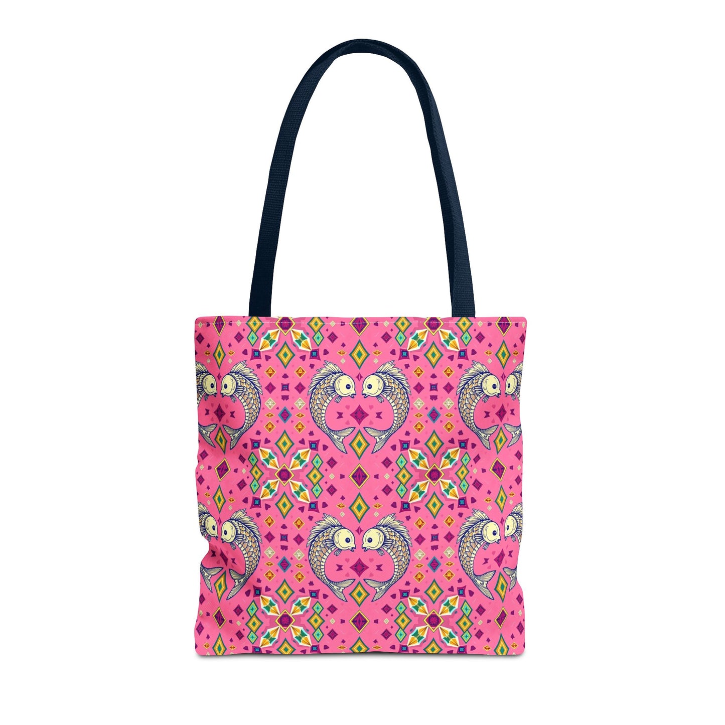 Tote Bag (AOP), Pisces, Zodiac, Jewel Pattern