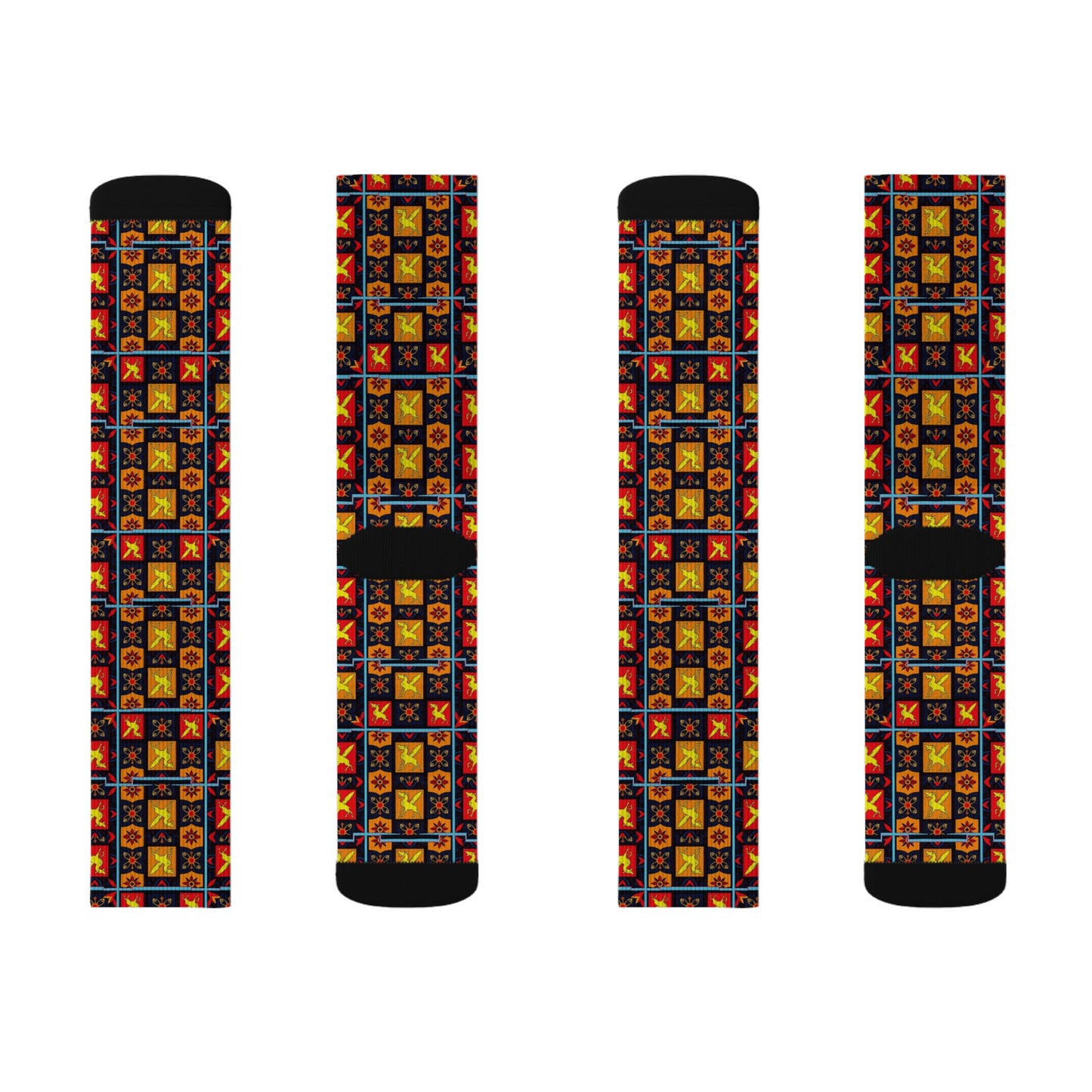 Sublimation Socks, Sagittarius, Zodiac, Shapes Pattern