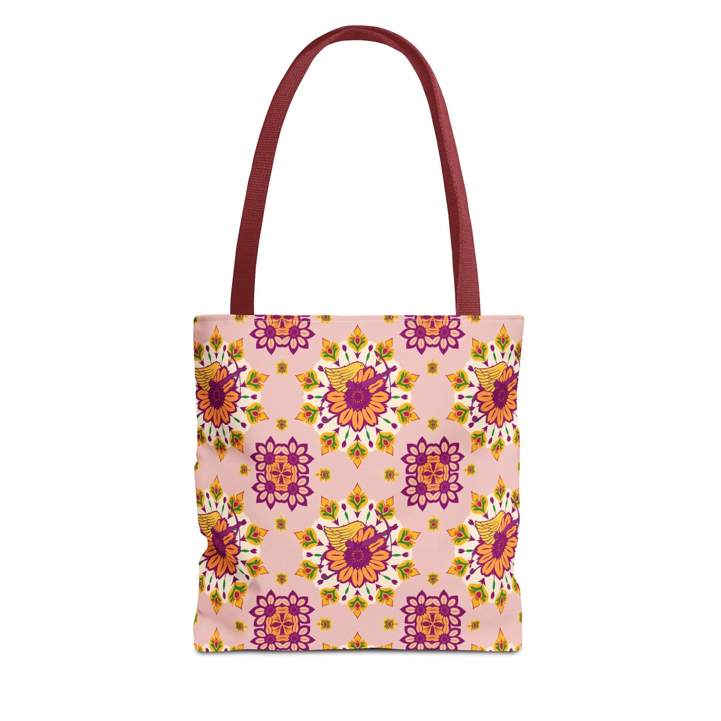 Tote Bag (AOP), Sagittarius, Zodiac, Flower Pattern