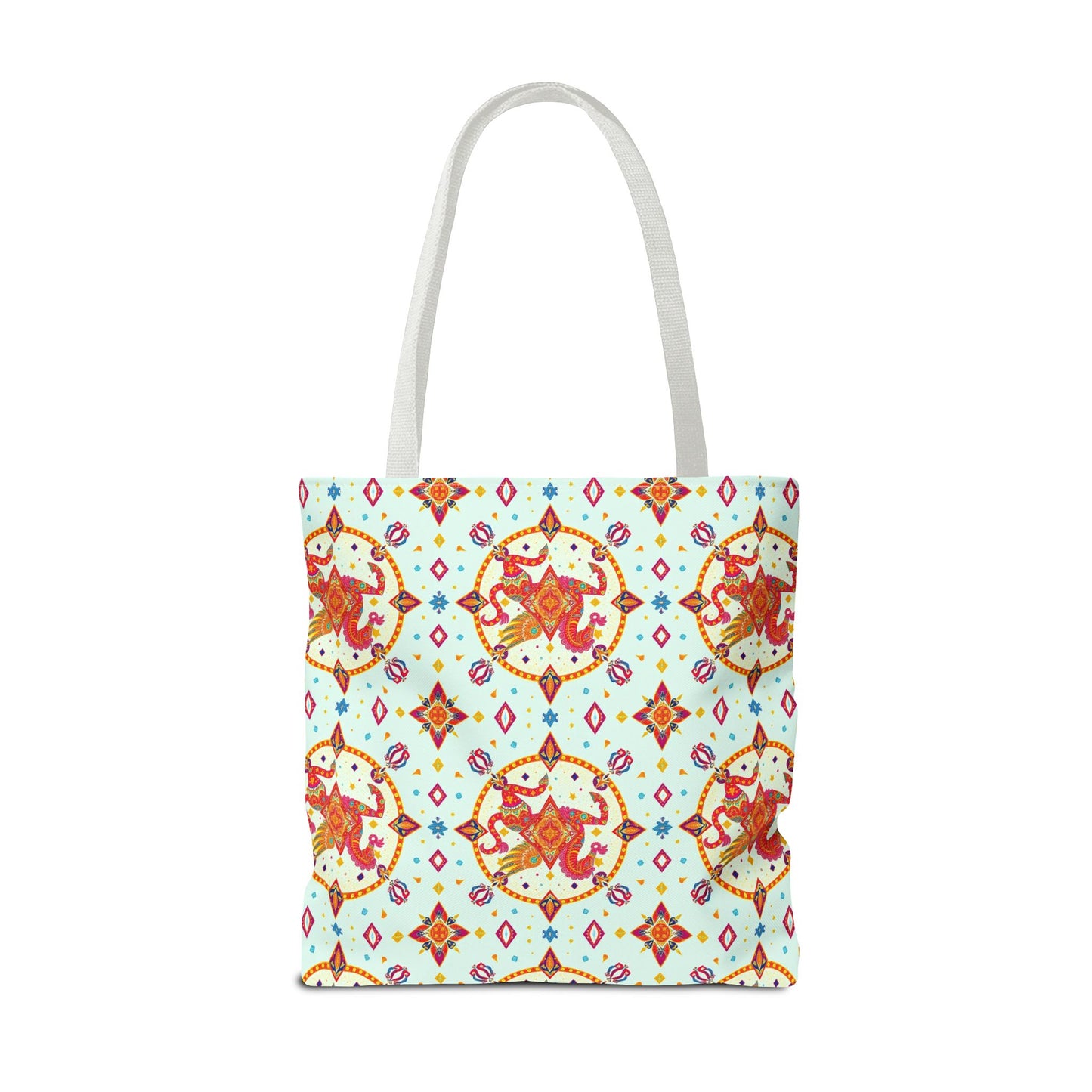 Tote Bag (AOP), Aquarius, Zodiac v1, Jewel Pattern