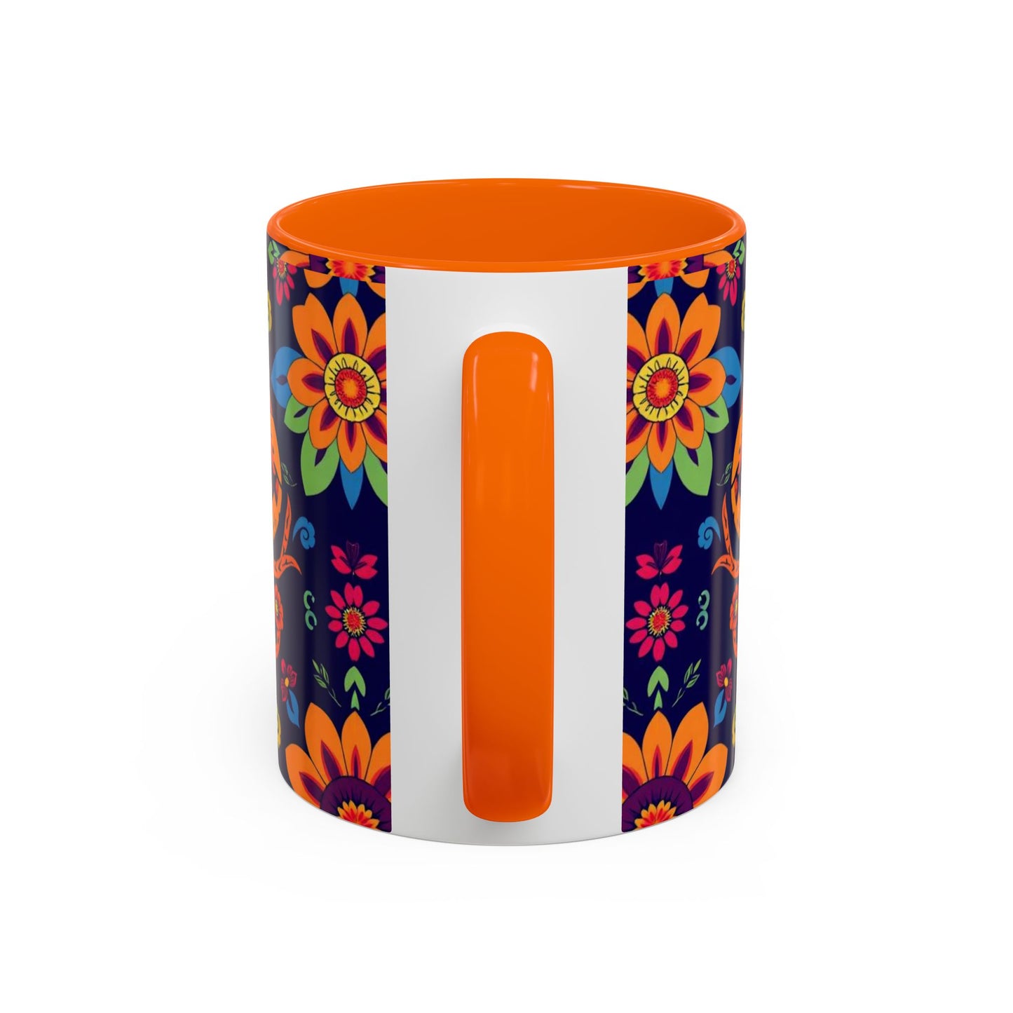 Accent Coffee Mug, Cancer, Zodiac, Flower Pattern, (11, 15oz)