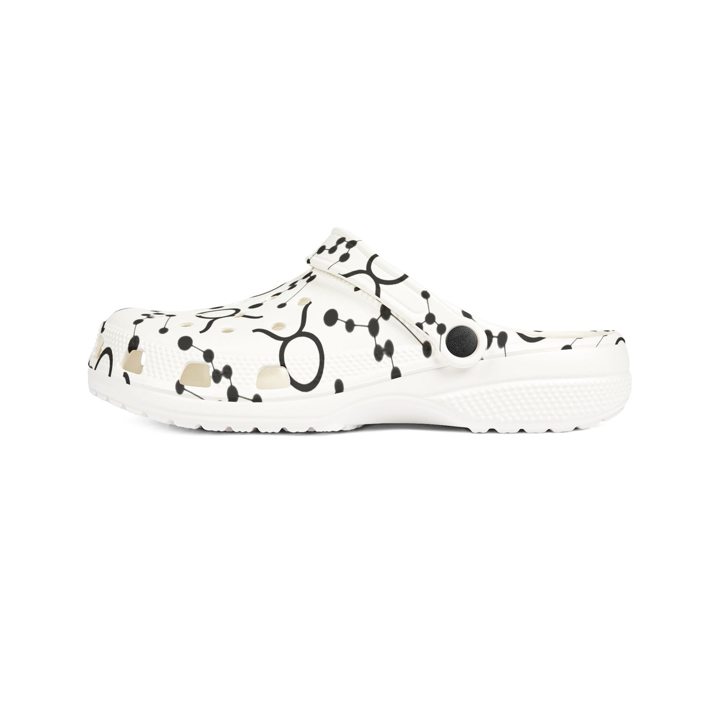EVA Foam Rubber Shoes (AOP), Material 100% EVA, Taurus Zodiac Design