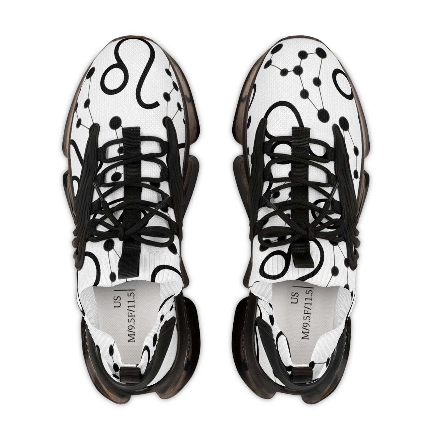 Men's Mesh Sneakers, Leo Zodiac Sign, all over print