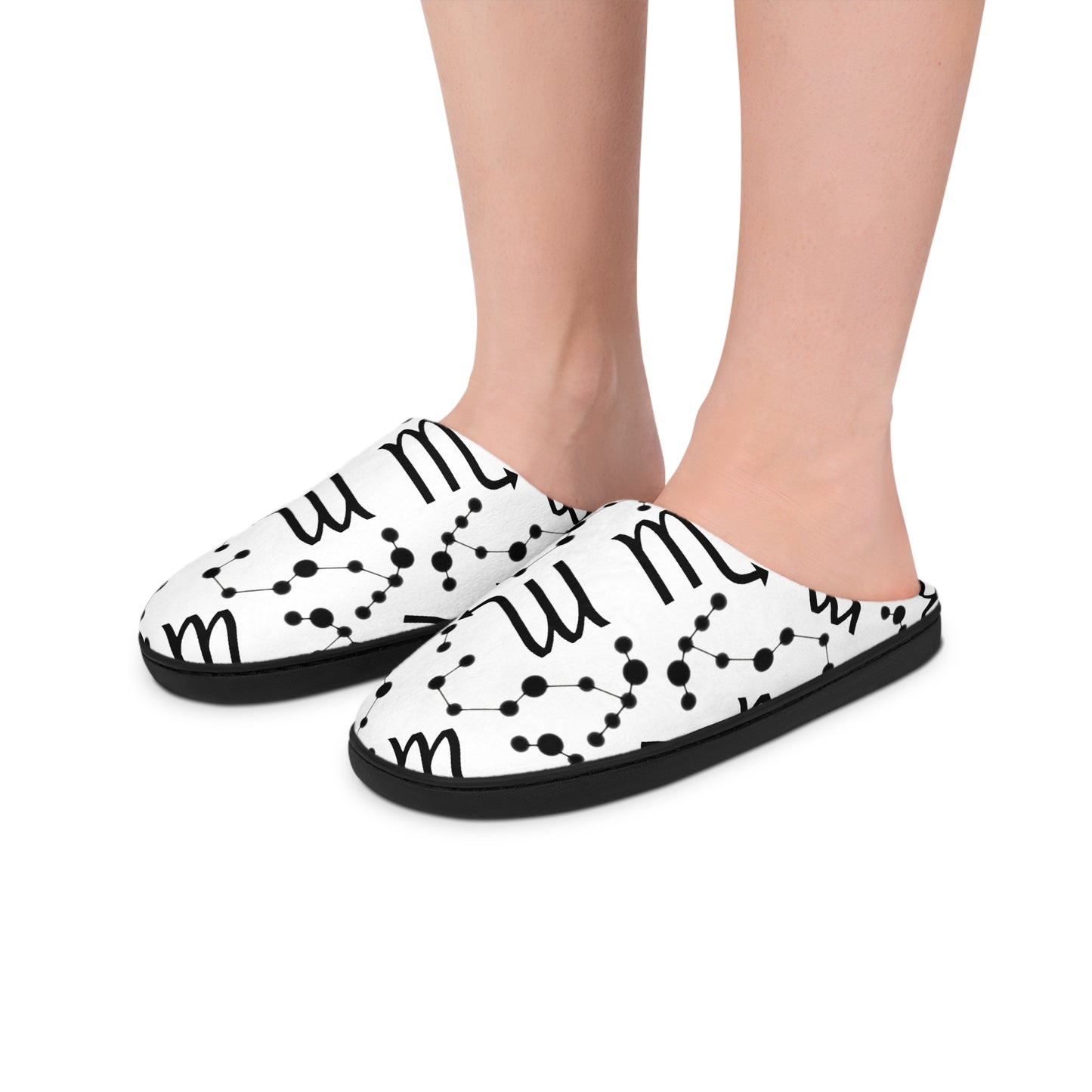 Women's Indoor Slippers, Scorpio Zodiac Sign