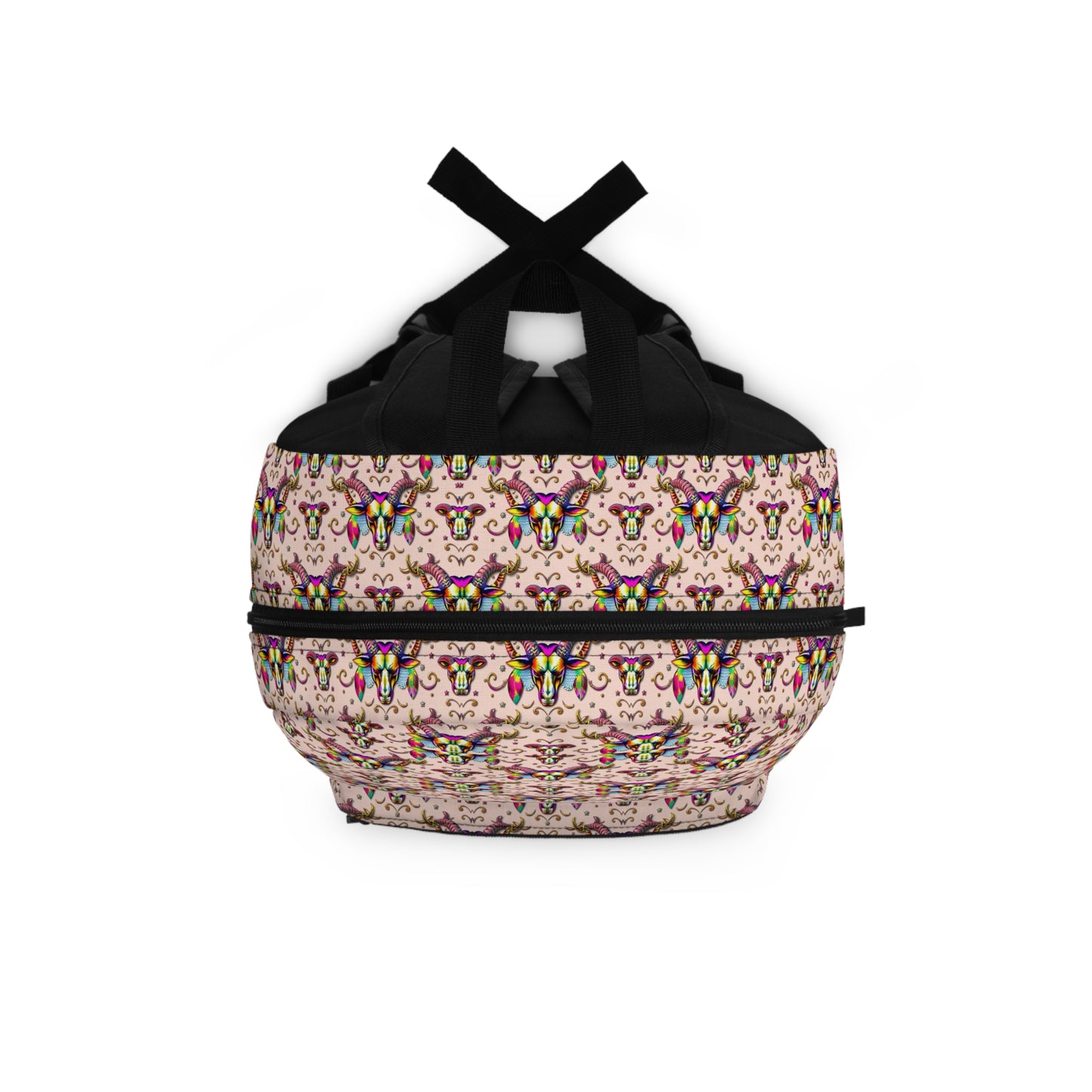 Backpack, Taurus, Zodiac, Metal Pattern