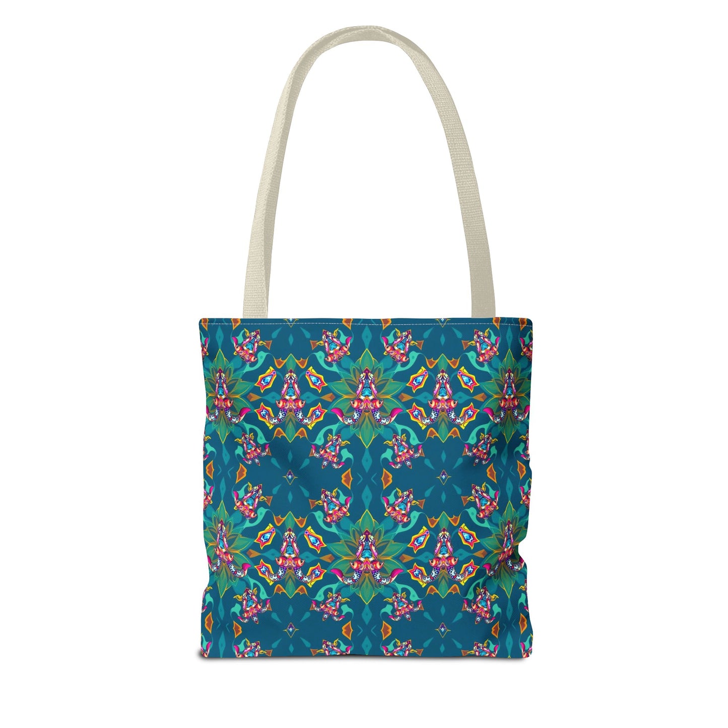 Tote Bag (AOP), Taurus, Zodiac v1, Jewel Pattern