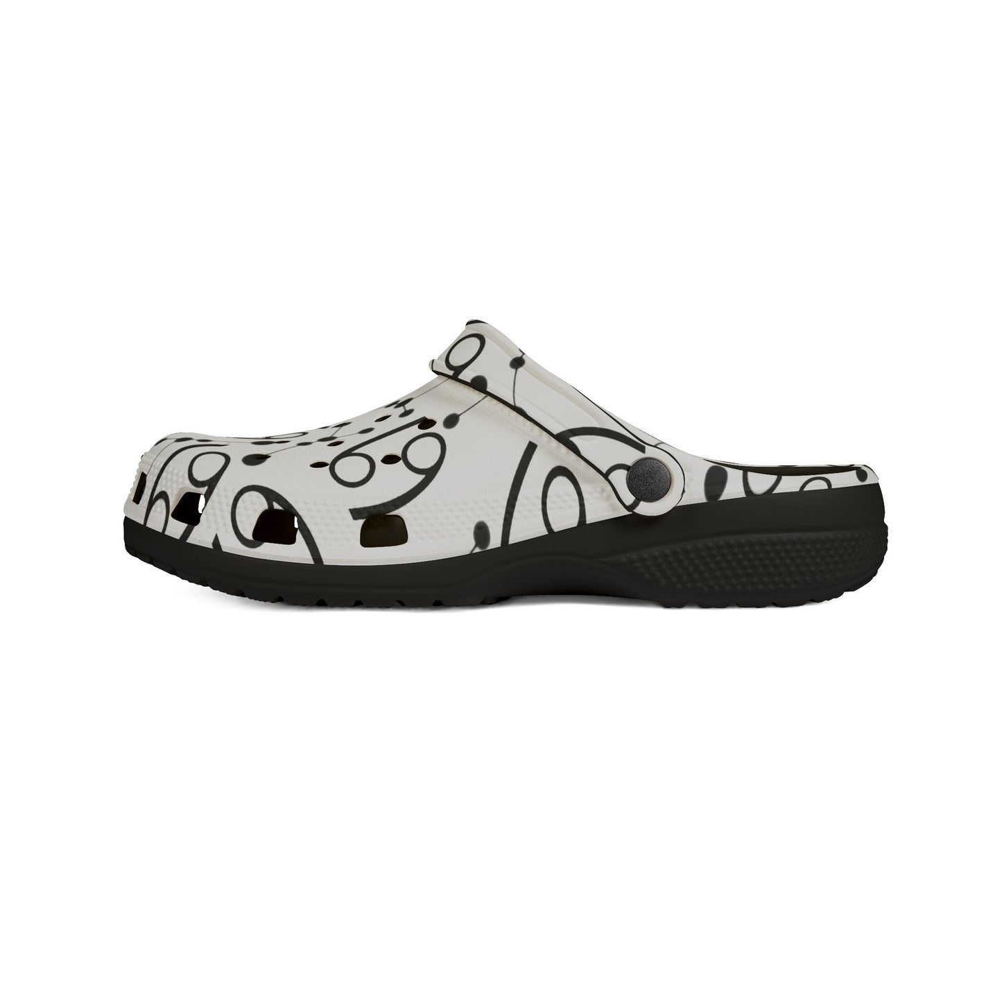 EVA Foam Rubber Shoes (AOP), Material 100% EVA, Cancer Zodiac Design