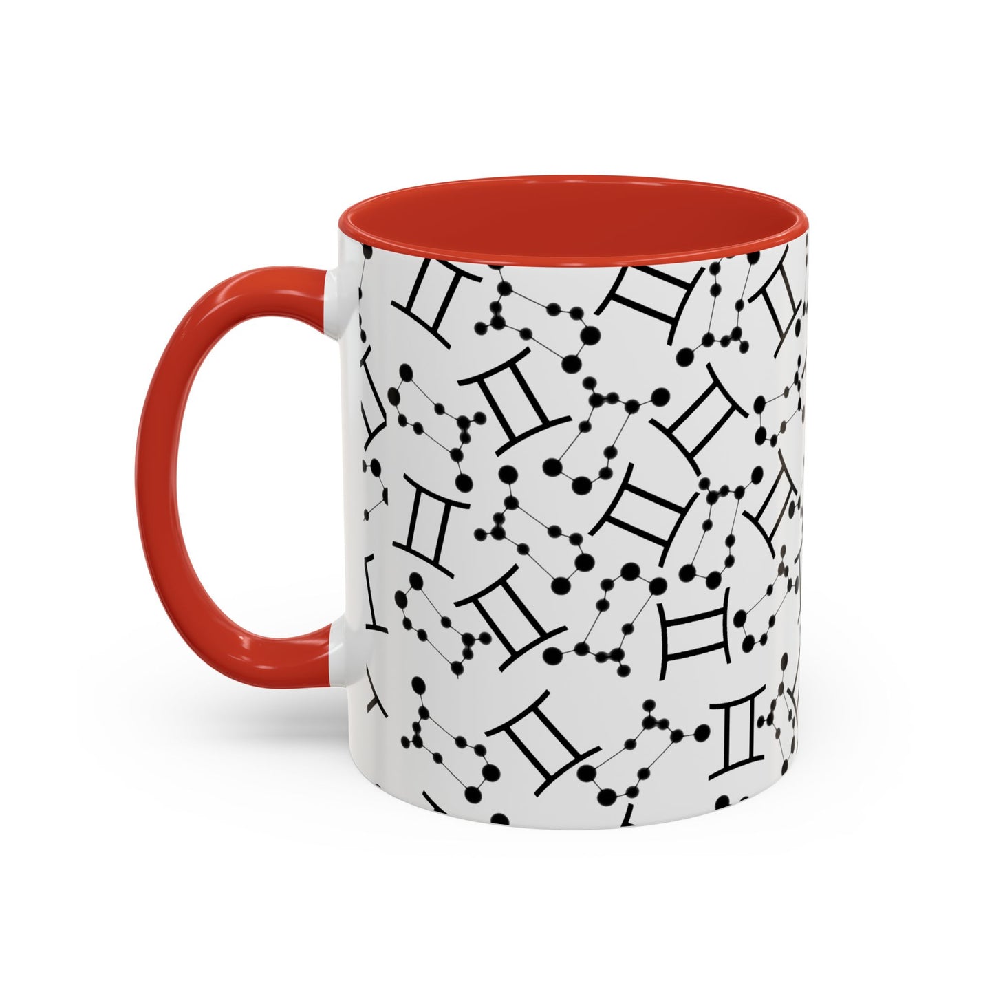 Accent Coffee Mug with the Gemini sign (11, 15oz)
