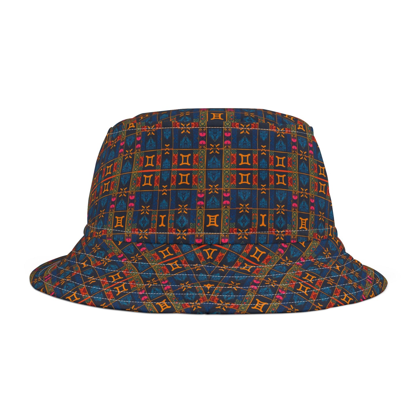 Bucket Hat, (AOP), Gemini, Zodiac v1, Shape Pattern