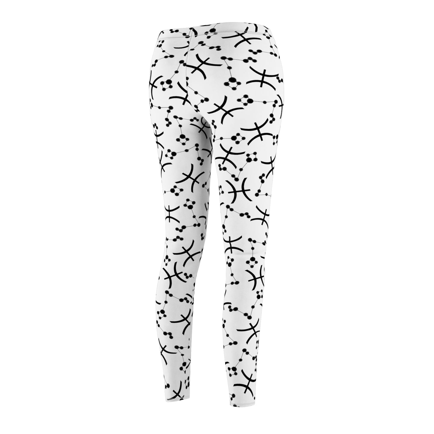 Women's Zodiac Cut & Sew Casual Leggings Pisces Zodiac sign