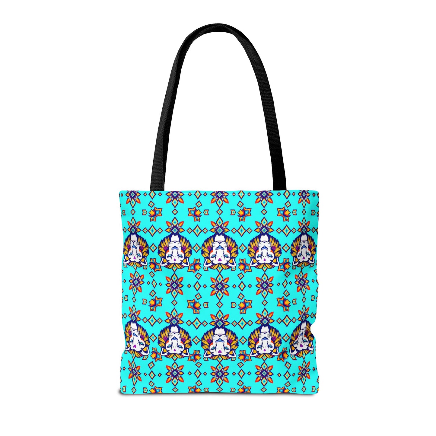 Tote Bag (AOP), Leo, Zodiac v1, Jewel Pattern