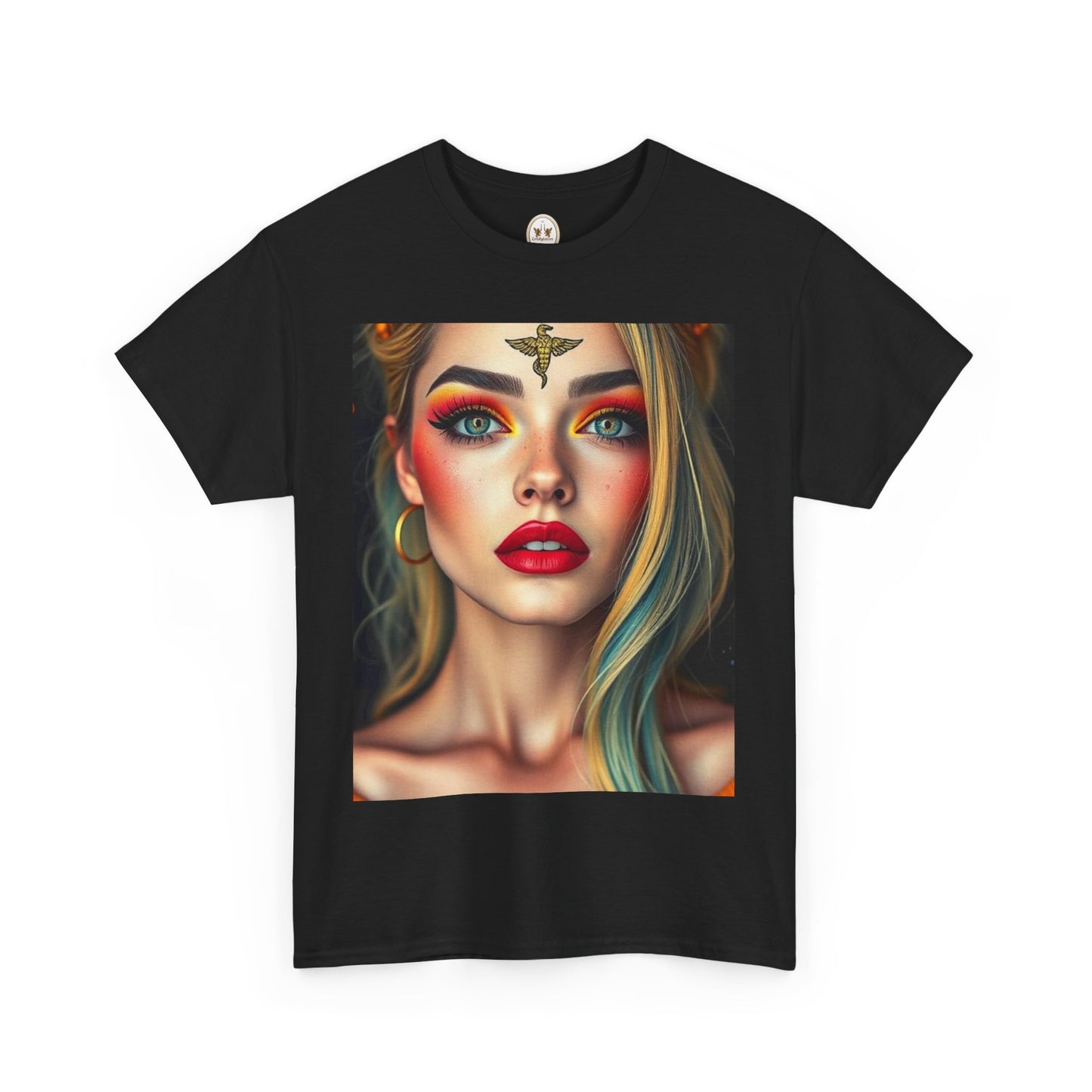 Unisex Heavy Cotton T-Shirt, Virgo, Zodiac, Sexy Art
