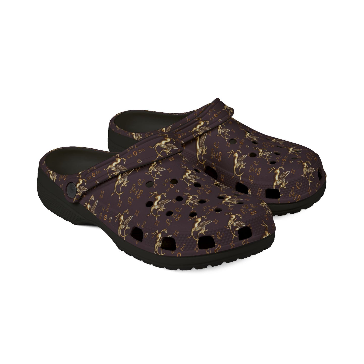 EVA Foam Rubber Shoes, (AOP), Sagittarius, Zodiac v2, Pattern