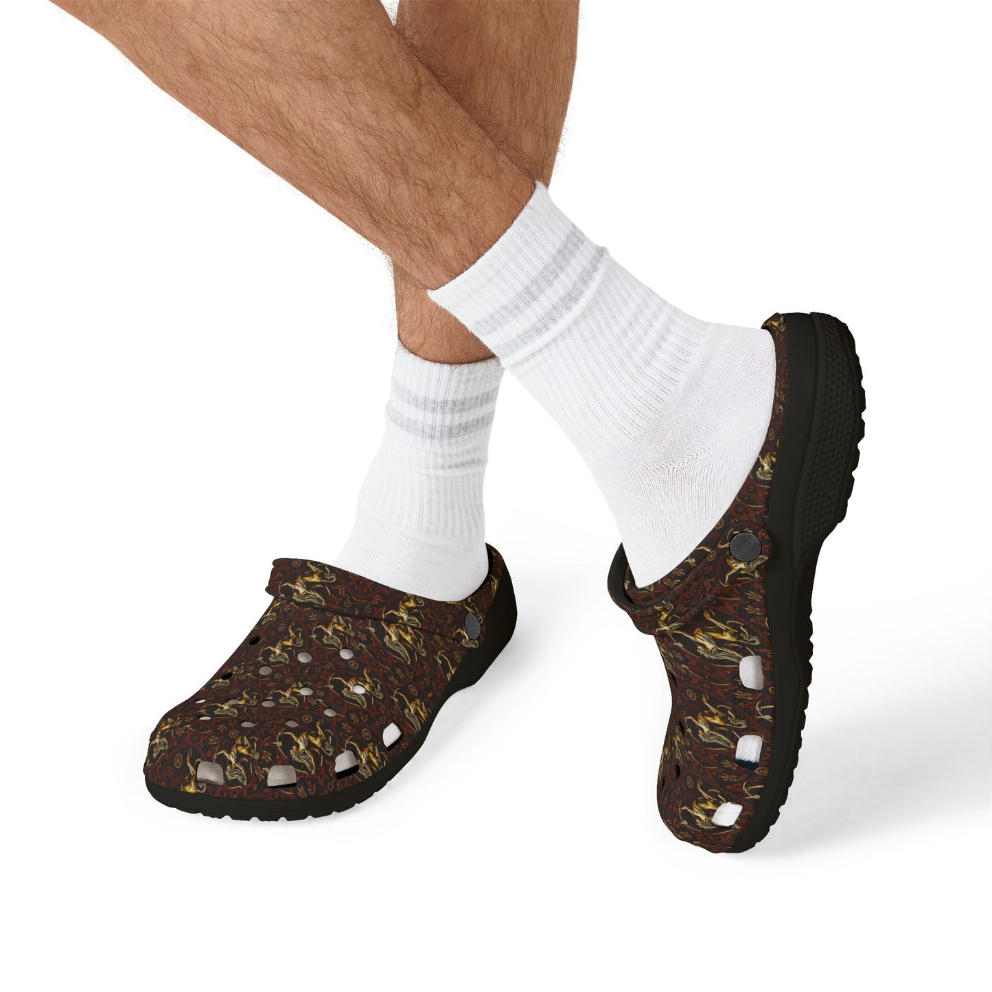 EVA Foam Rubber Shoes, (AOP), Sagittarius, Zodiac, Pattern