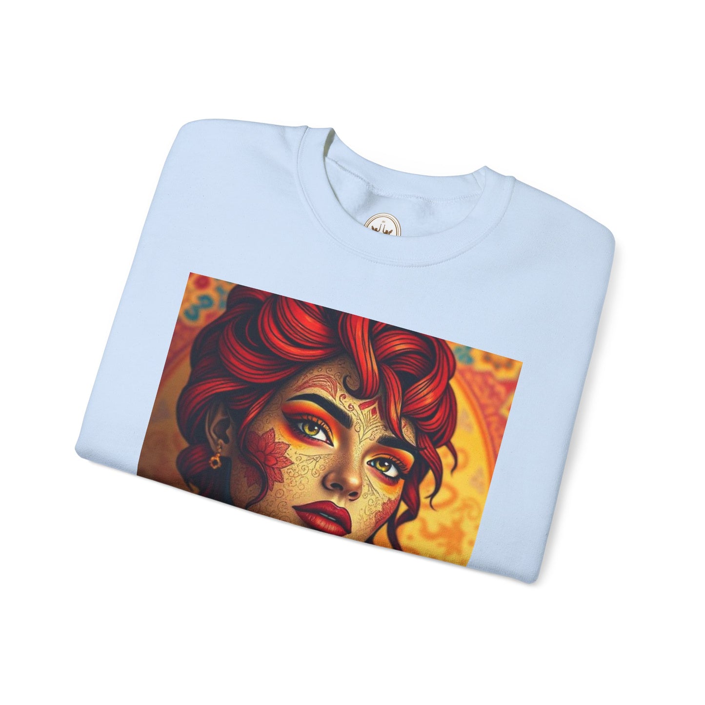 Unisex Heavy Blend™ Crewneck Sweatshirt, Aquarius, Zodiac v2, Sexy Pattern