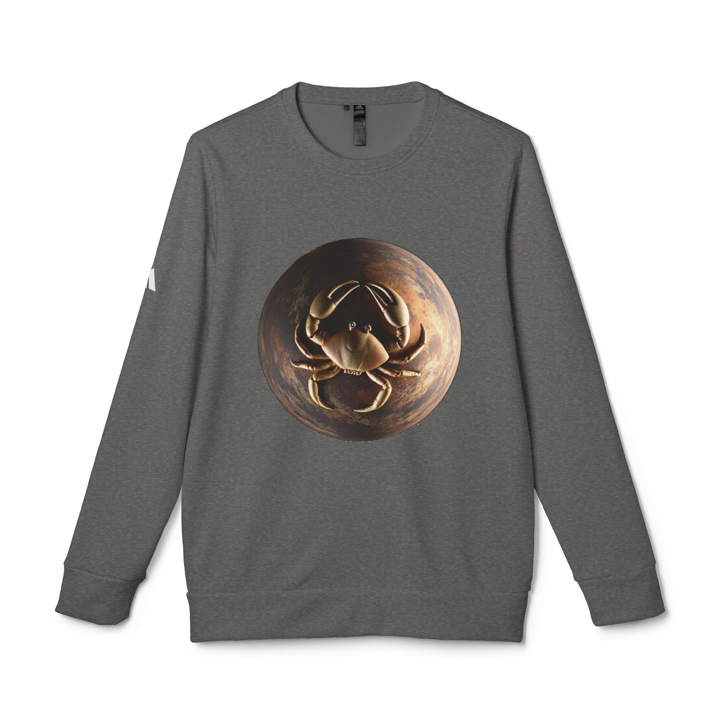 Adidas, Unisex Fleece Crewneck Sweatshirt, Cancer, Planet Animal, Zodiac