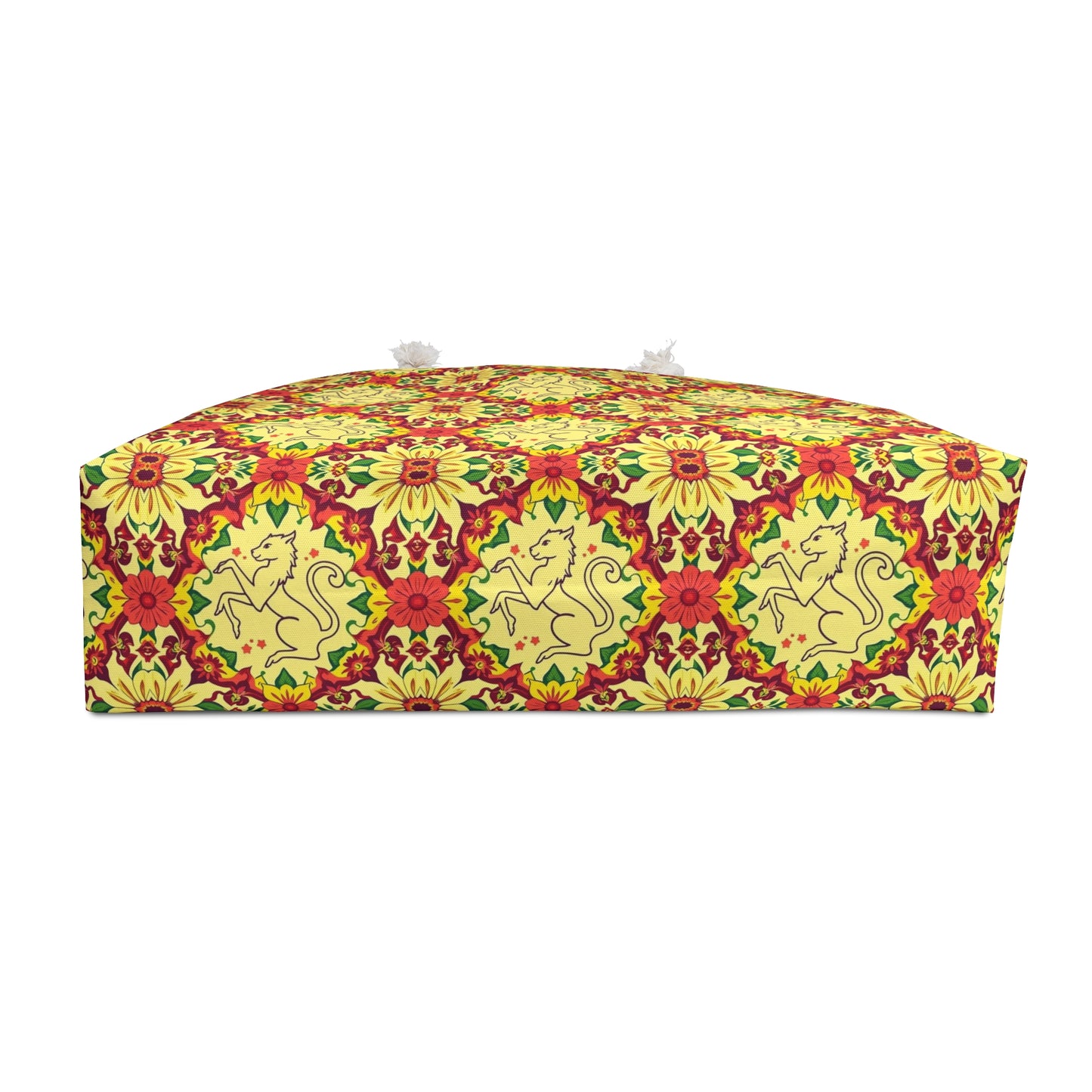 Weekender Bag, Virgo, Zodiac v4, Flower Pattern