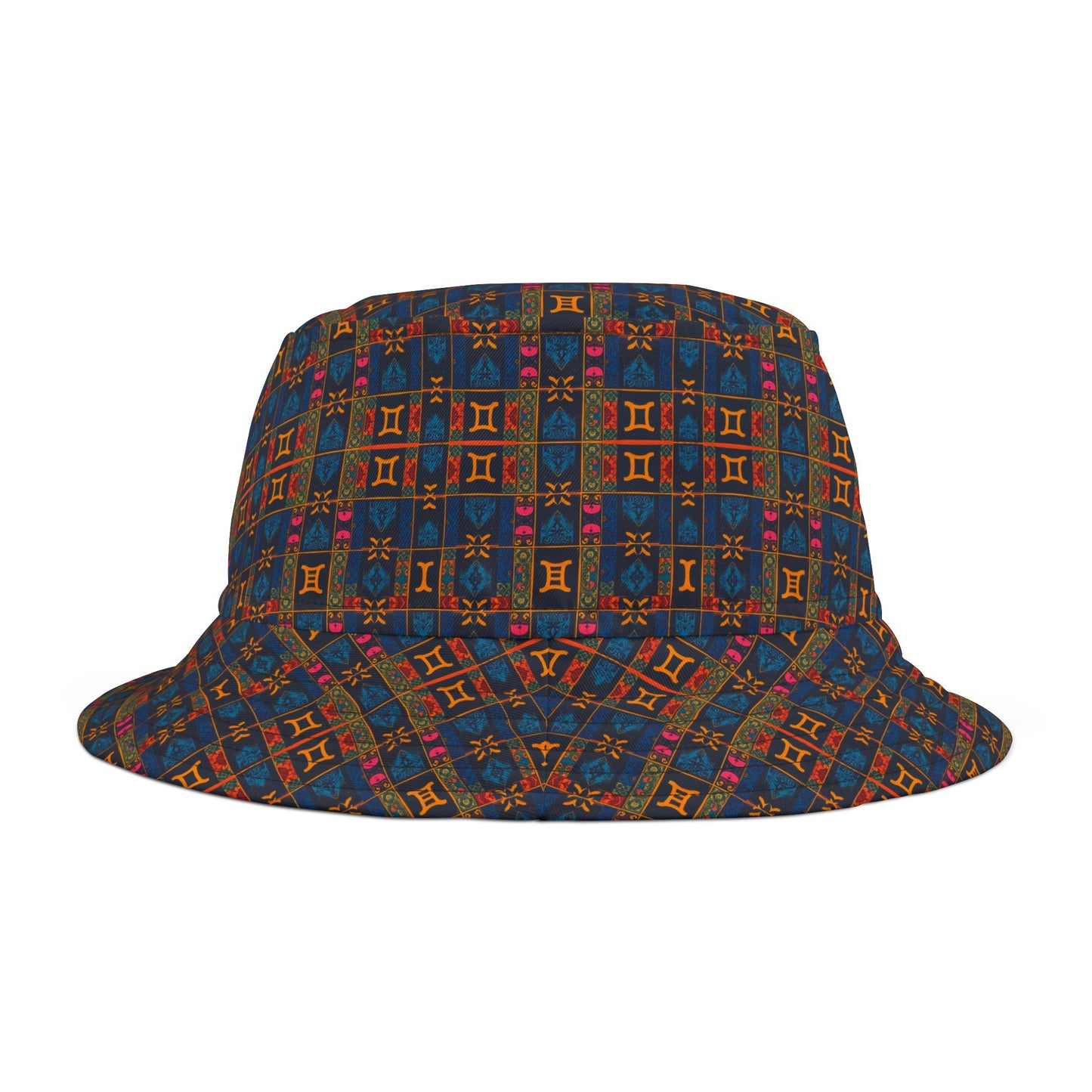 Bucket Hat, (AOP), Gemini, Zodiac v1, Shape Pattern