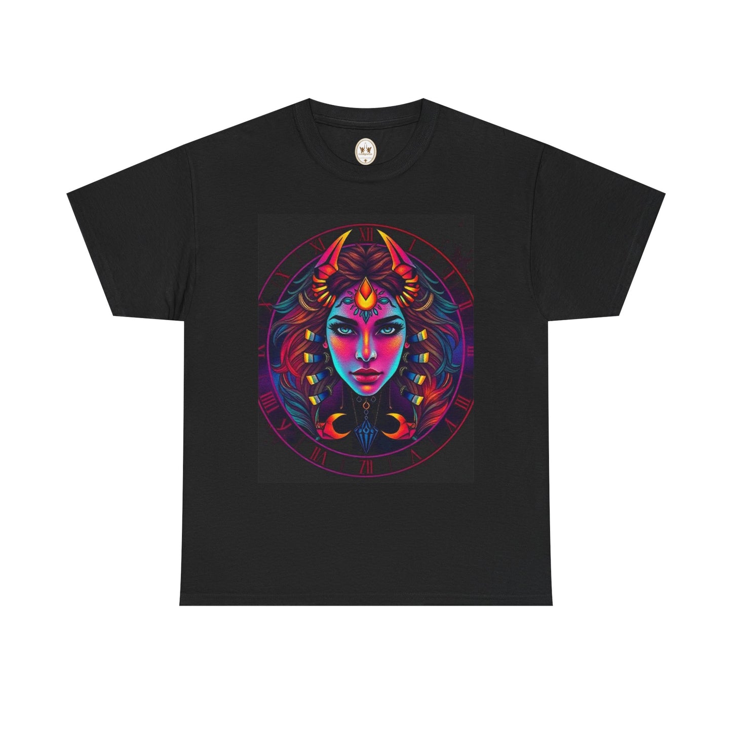 Unisex Heavy Cotton T-Shirt, Scorpio, Zodiac v4, Sexy Art