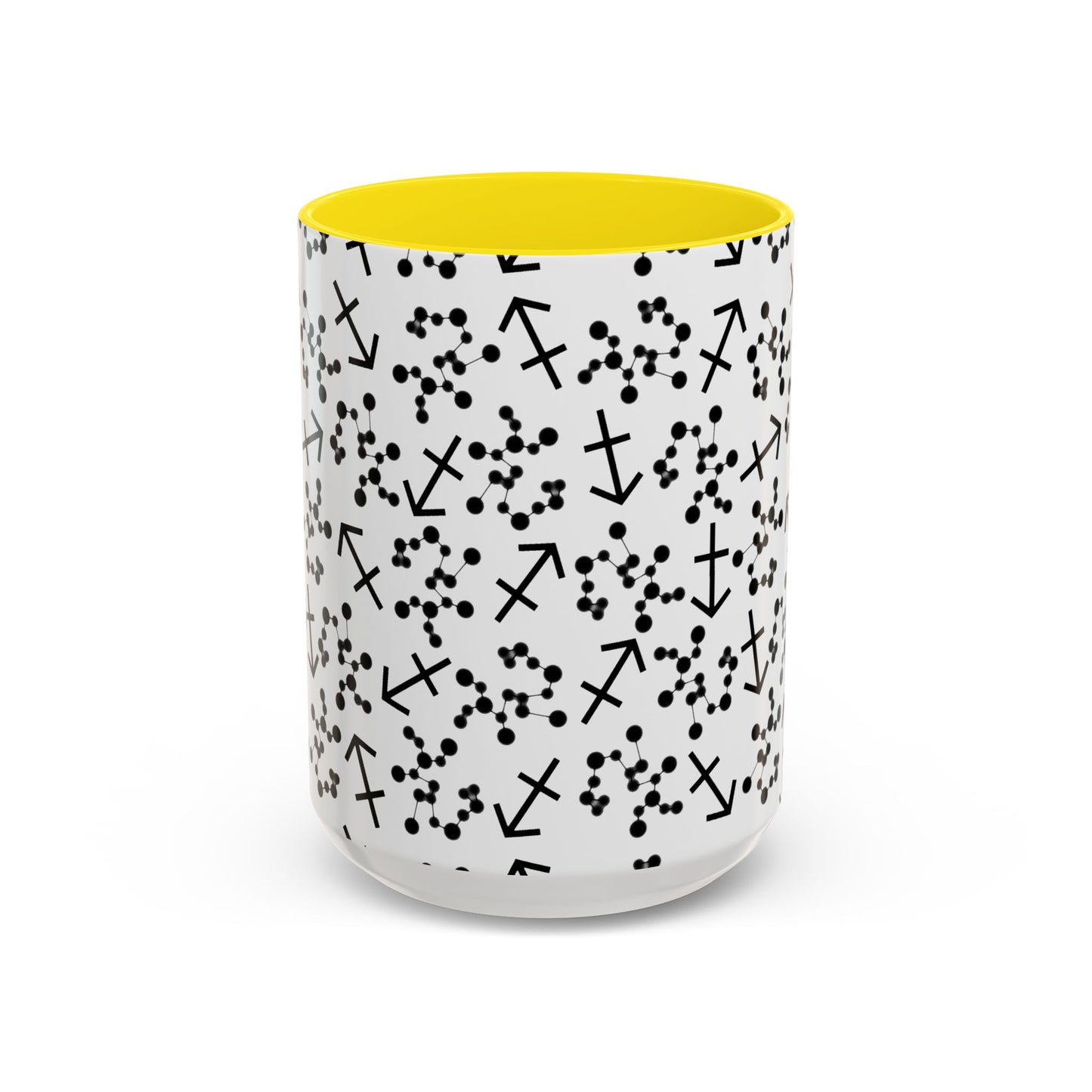 Accent Coffee Mug with the Sagittarius sign (11, 15oz)