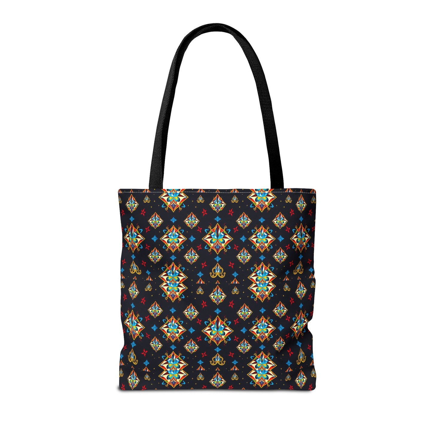 Tote Bag (AOP), Sagittarius, Zodiac v1, Jewel Pattern