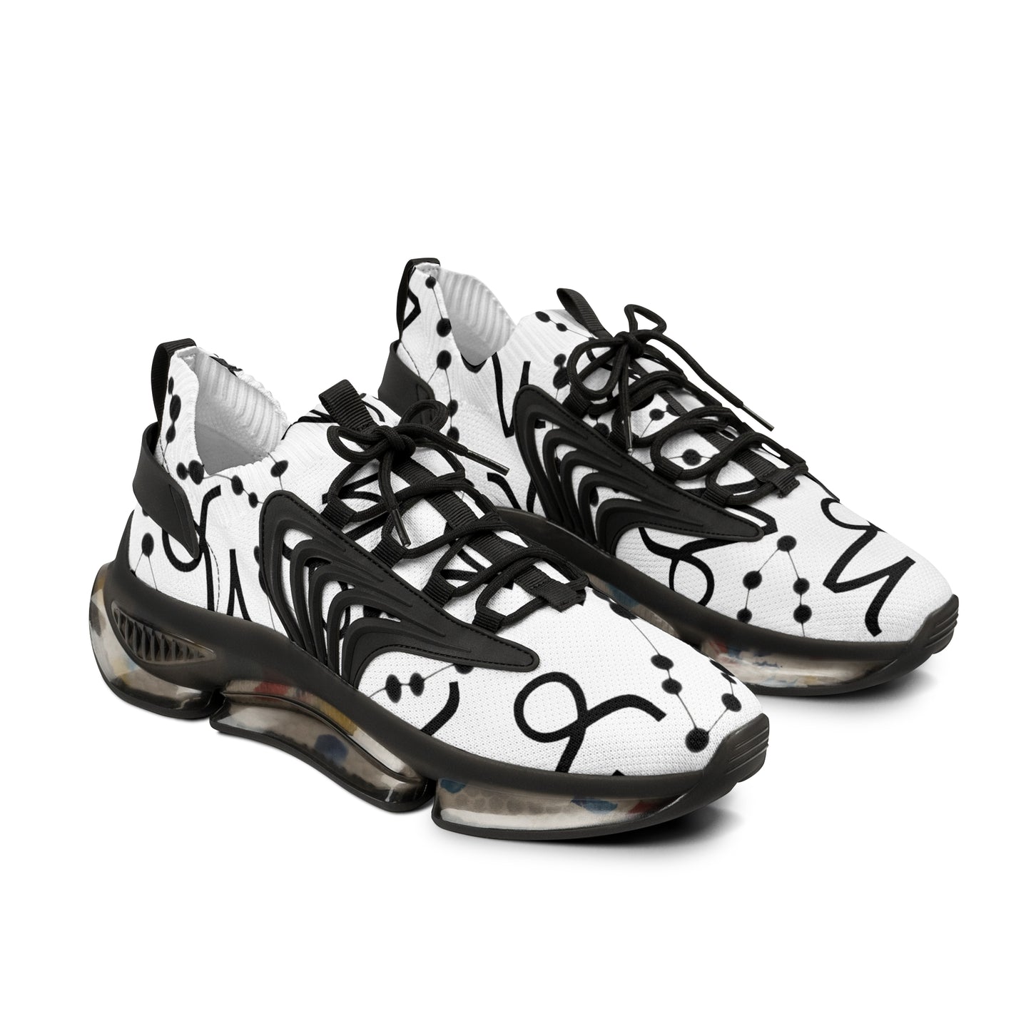 Men's Mesh Sneakers, Capricorn Zodiac Sign, all over print