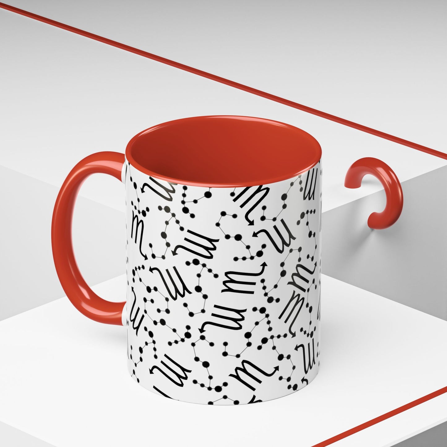 Accent Coffee Mug with the Scorpio sign (11, 15oz)
